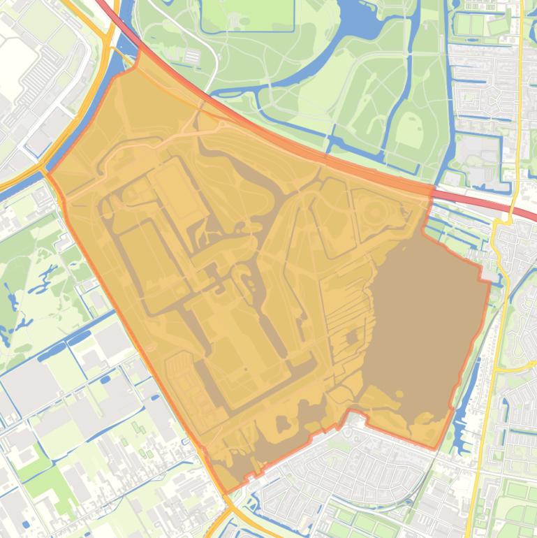 Kaart van de buurt Amsterdamse Bos Zuid.