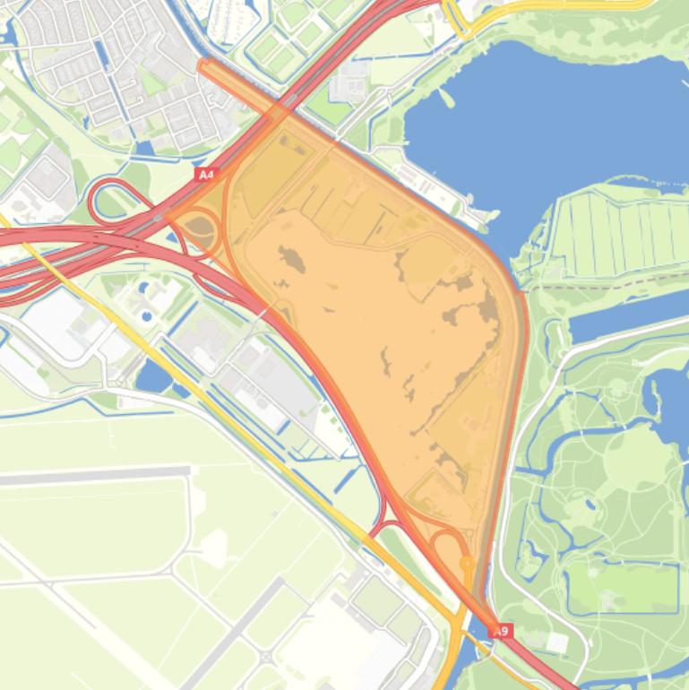 Kaart van de buurt Badhoevedorp Nieuwe Meer.