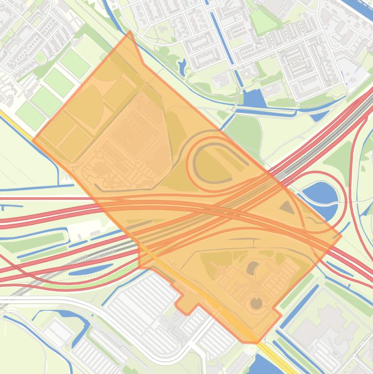 Kaart van de buurt Badhoevedorp Schuilhoeve.