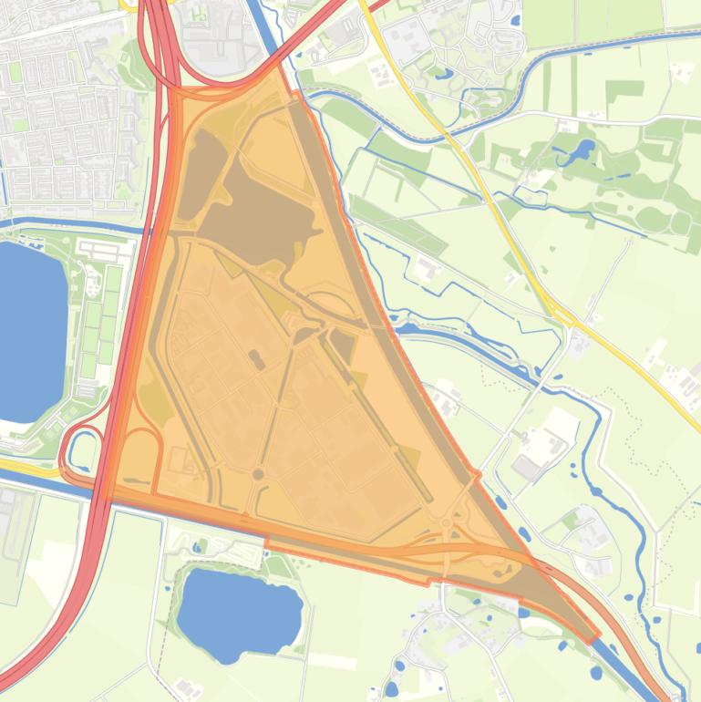 Kaart van de buurt Bedrijvenpark De Brand.