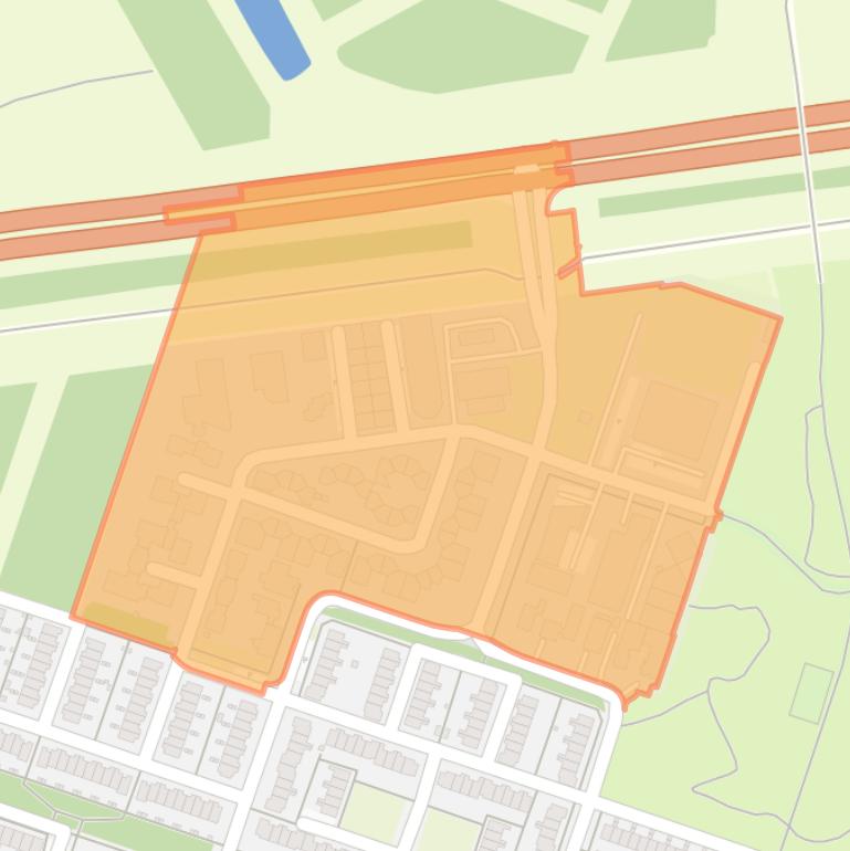 Kaart van de buurt Bedrijventerrein Frezersplaats.