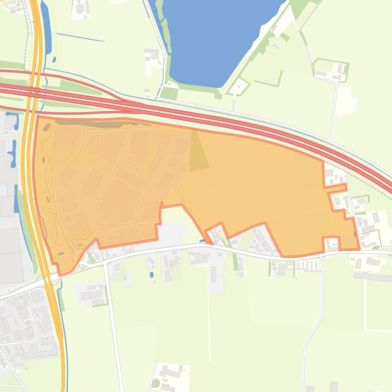 Kaart van de buurt Bedrijventerrein Midden-Brabant Poort.