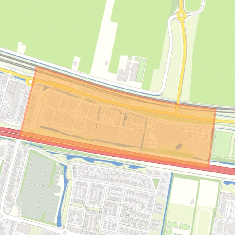 Kaart van de buurt Bedrijventerrein Stationspark.