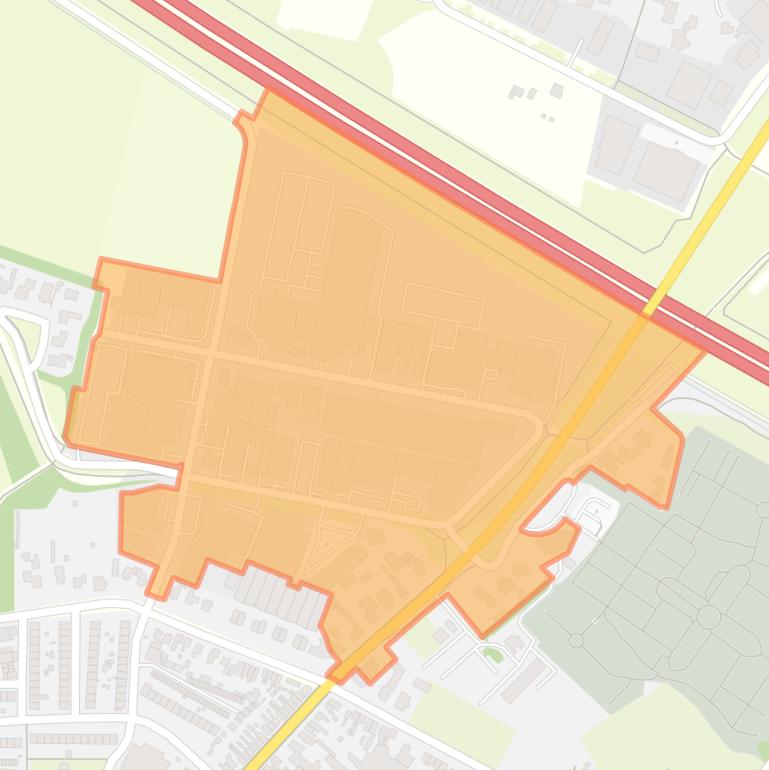 Kaart van de buurt Bedrijventerrein Timmersveld.