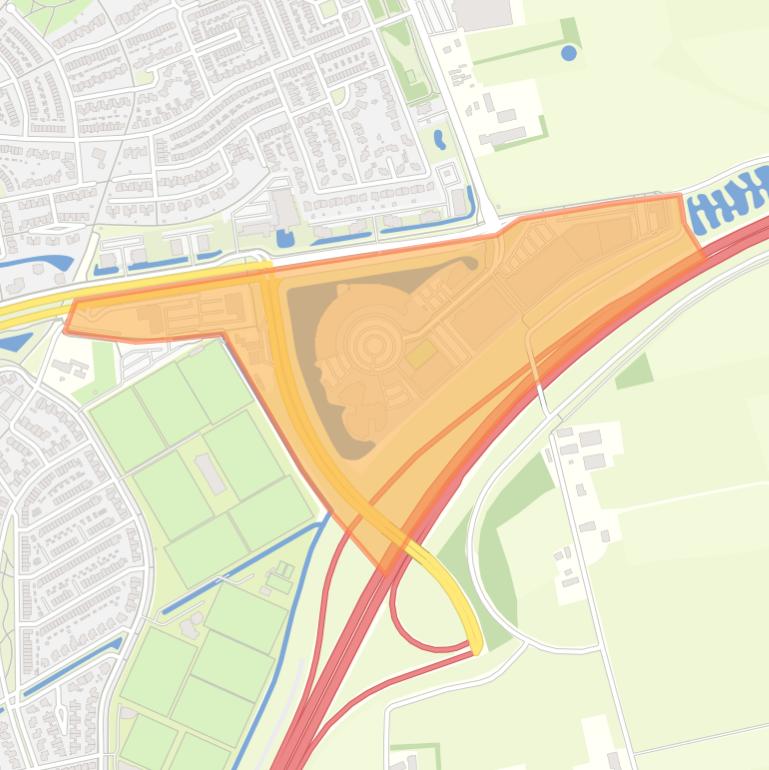 Kaart van de buurt Bedrijventerrein Trivium.