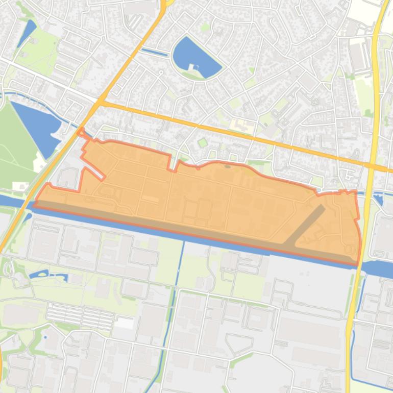 Kaart van de buurt Bedrijventerrein Twentekanaal-Noord I.