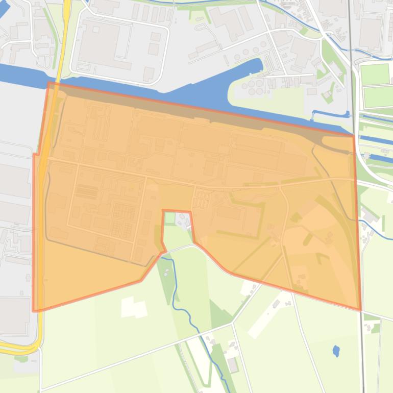 Kaart van de buurt Bedrijventerrein Twentekanaal-Zuid II.