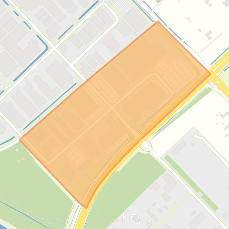 Kaart van de buurt Bedrijventerrein Vossenberg PDV.