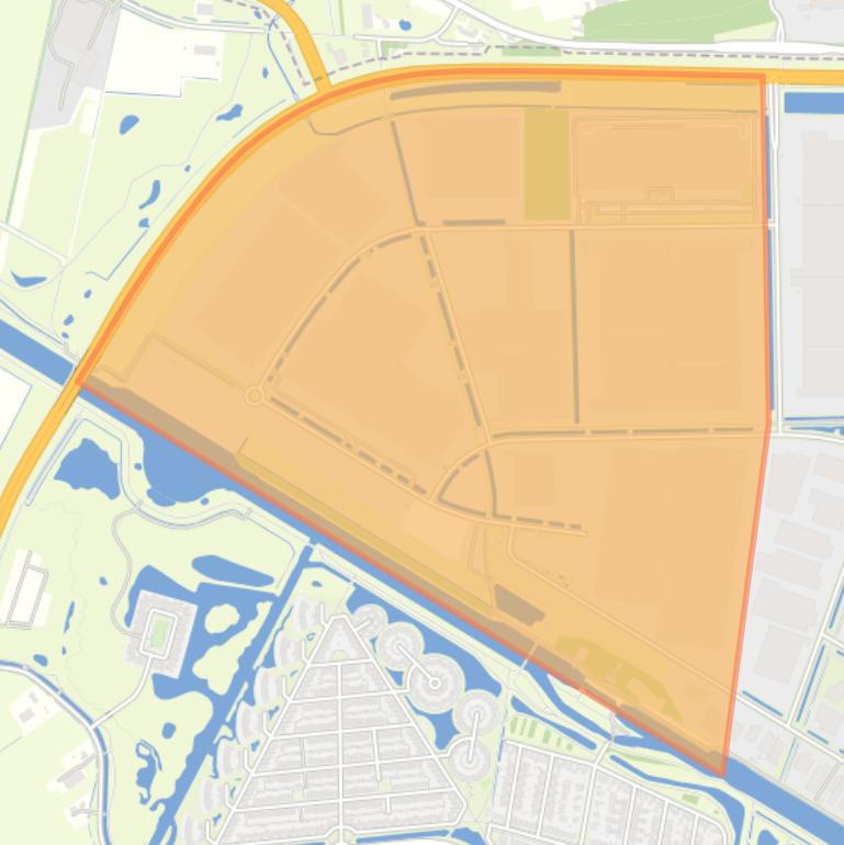 Kaart van de buurt Bedrijventerrein Vossenberg West II.