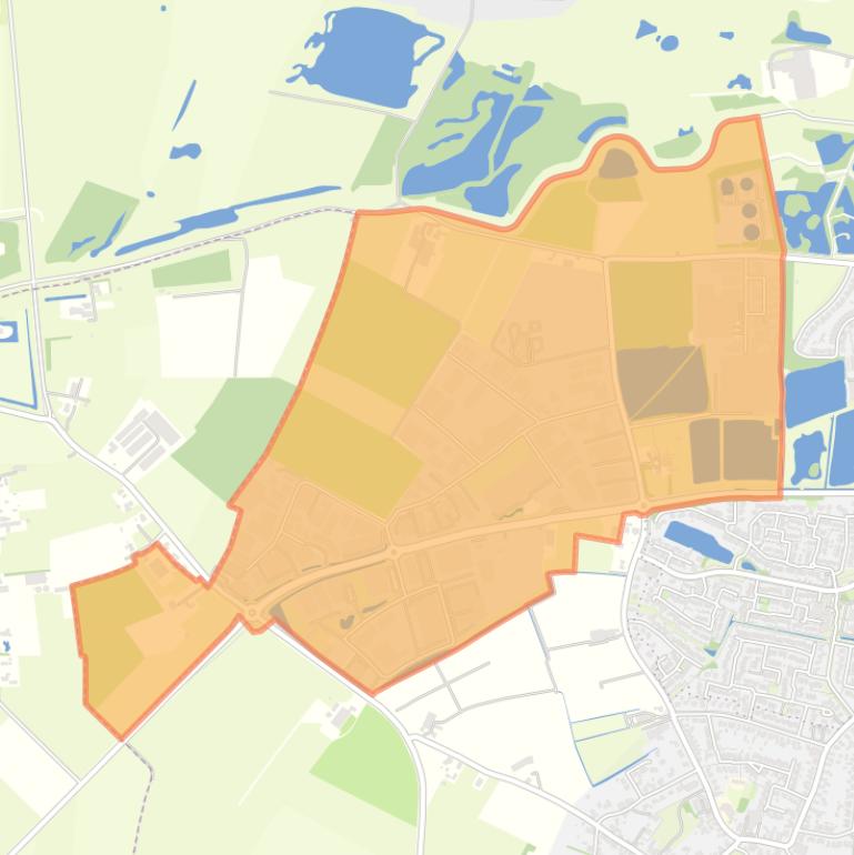 Kaart van de buurt Bedrijventerrein Westerhout.