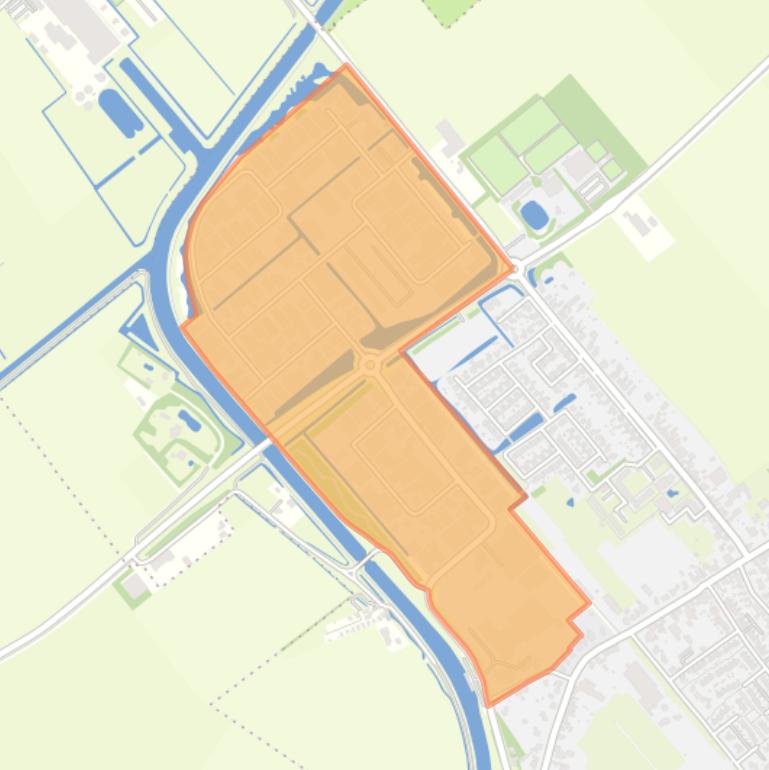 Kaart van de buurt Bedrijventerrein Winkelerzand.