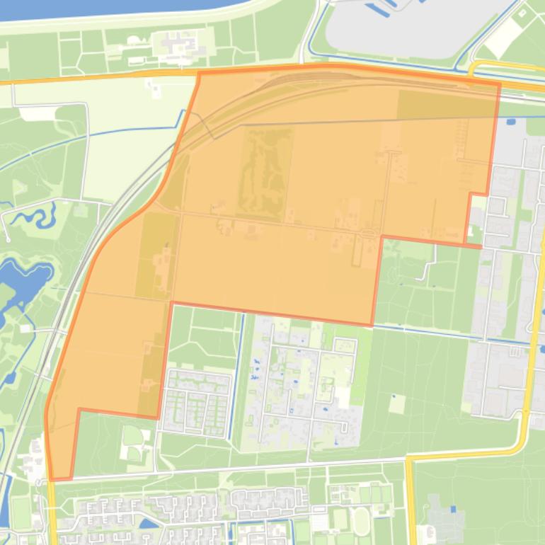 Kaart van de buurt Beginweg Bronsweg Jupiterweg.