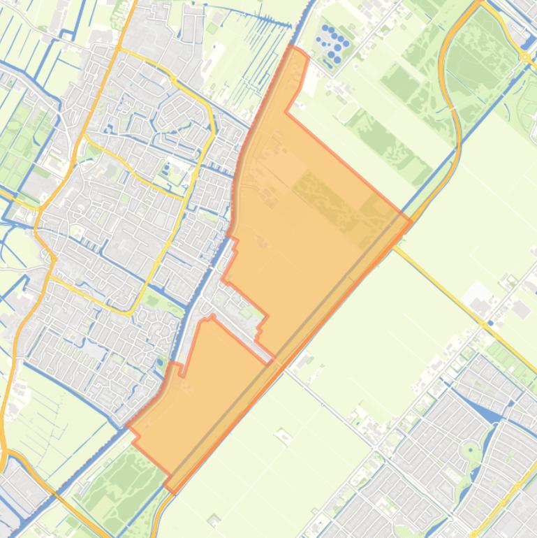 Kaart van de buurt Beinsdorp Omgeving.