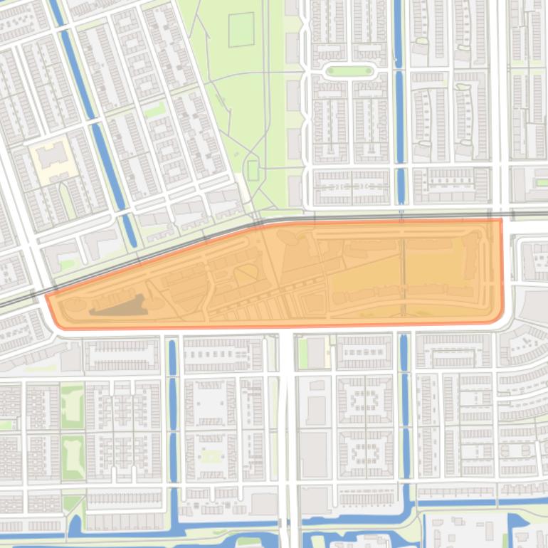 Kaart van de buurt Belgiëplein en omgeving.