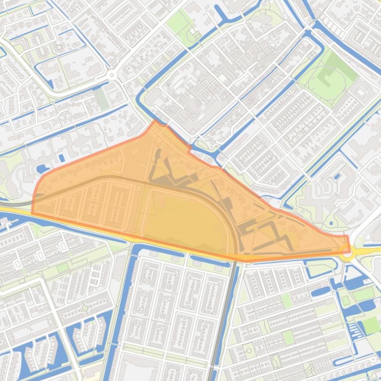 Kaart van de buurt Benschopperpoort en Het Podium.