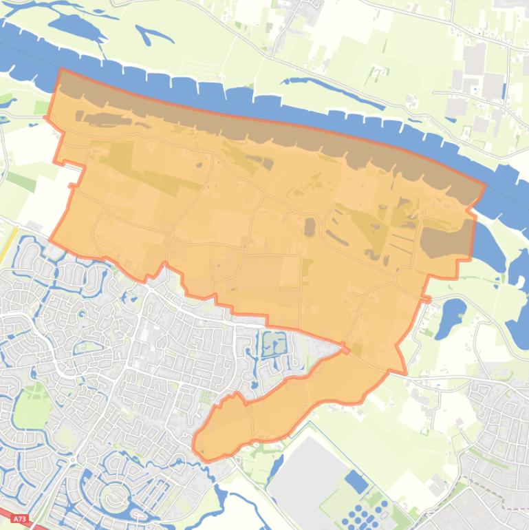 Kaart van de buurt Beuningen-Buitengebied Noord.