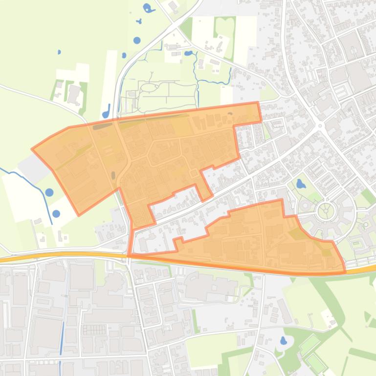 Kaart van de buurt Bladel Bedrijventerrein De Beemd en Leemskuilen.