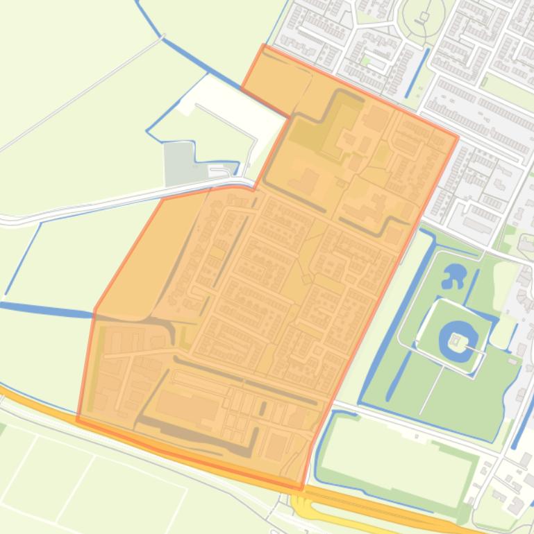 Kaart van de buurt Bloemendaele.