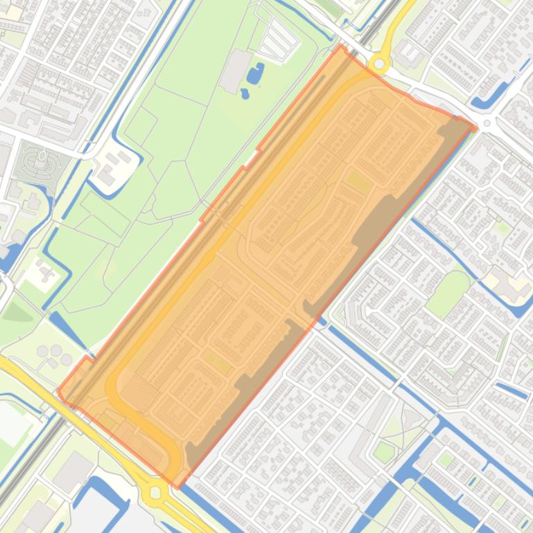 Kaart van de buurt Boterdorpse Zoom.