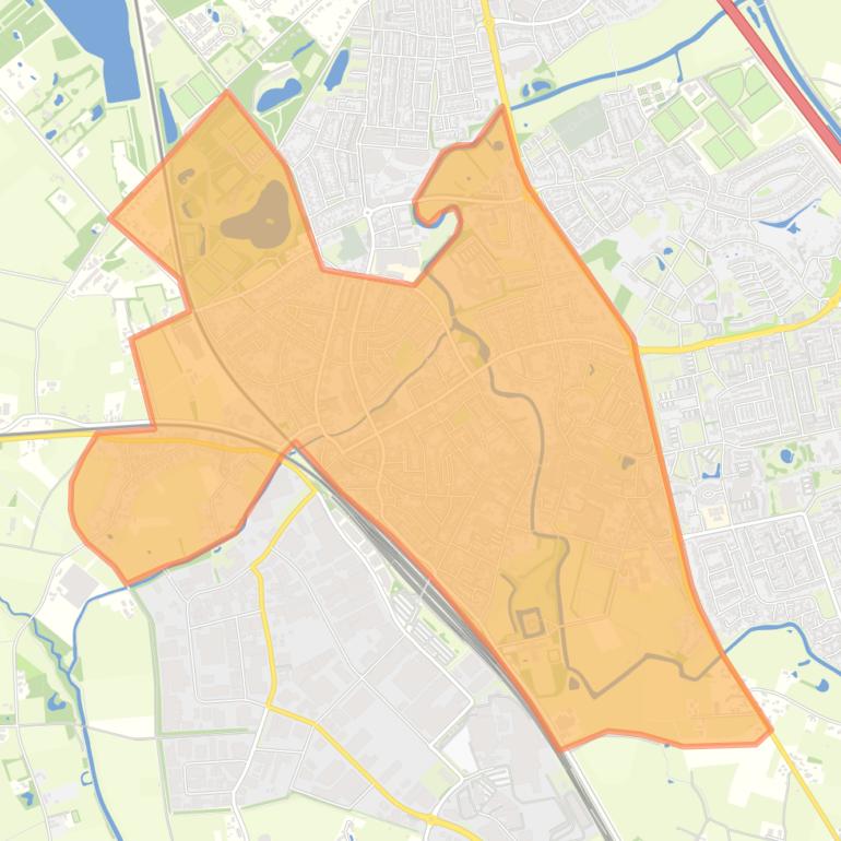 Kaart van de buurt Boxtel-Centrum.