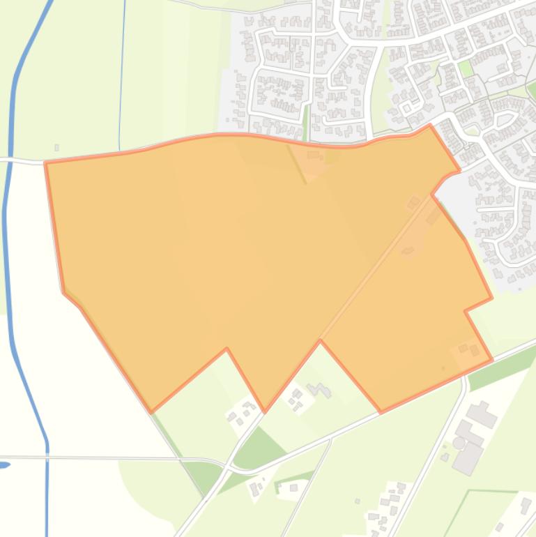 Kaart van de buurt Braakmanslanden zuidwest.