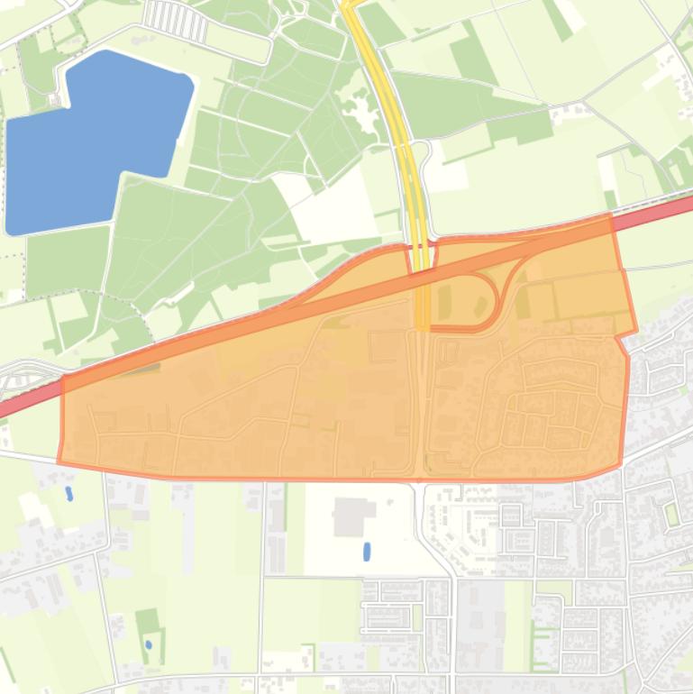 Kaart van de buurt Broekhoek - Middelste Groes.