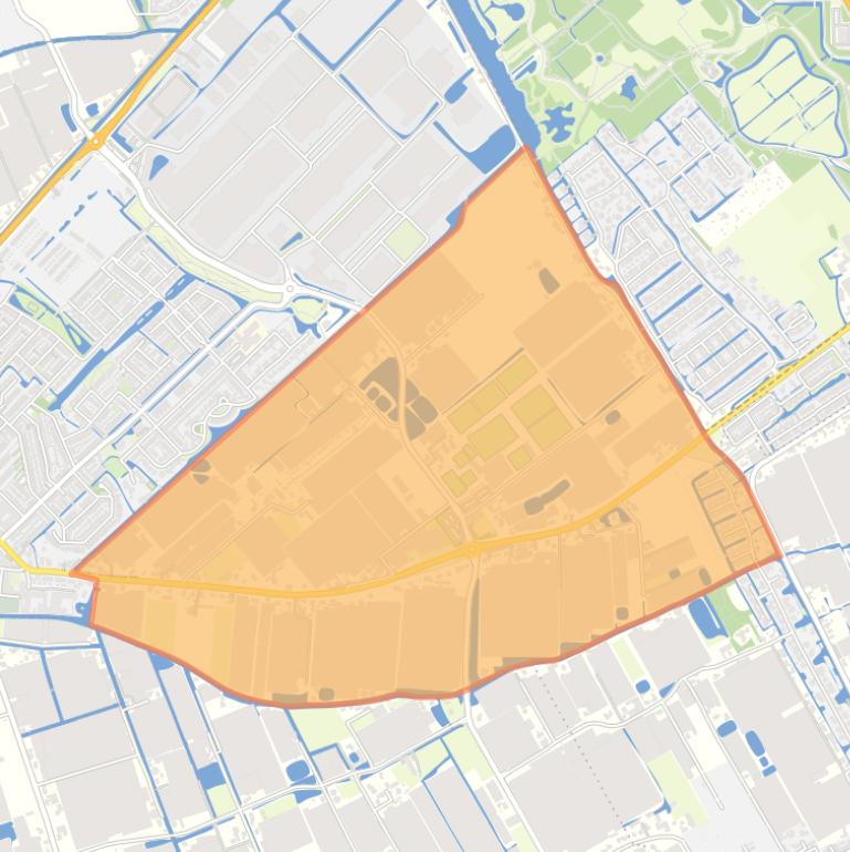 Kaart van de buurt Buitengebied 1 Poeldijk.