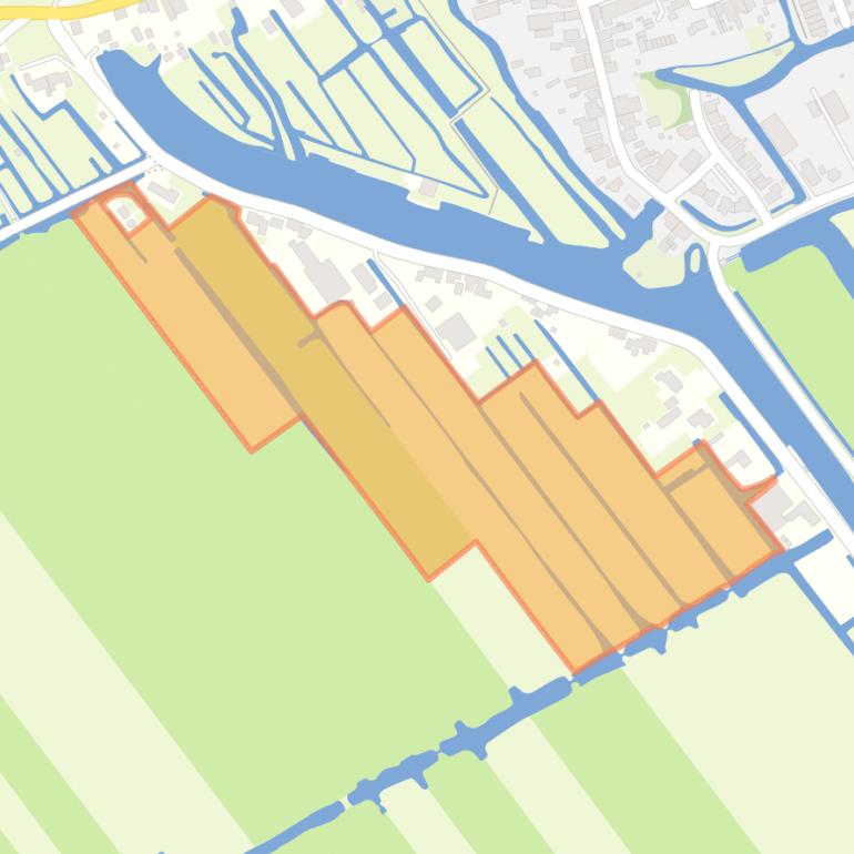 Kaart van de buurt Buitengebied-Ammersekade.