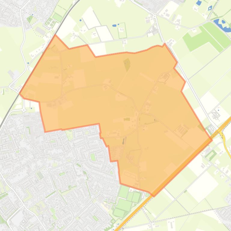 Kaart van de buurt Buitengebied B-E Noord-Oost.