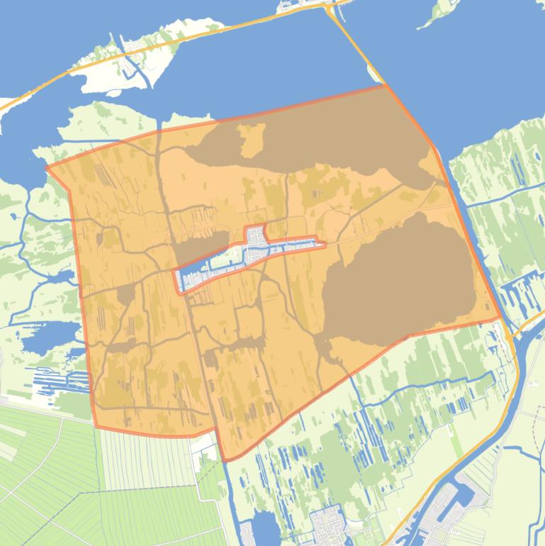 Kaart van de buurt Buitengebied Belt Schutsloot.