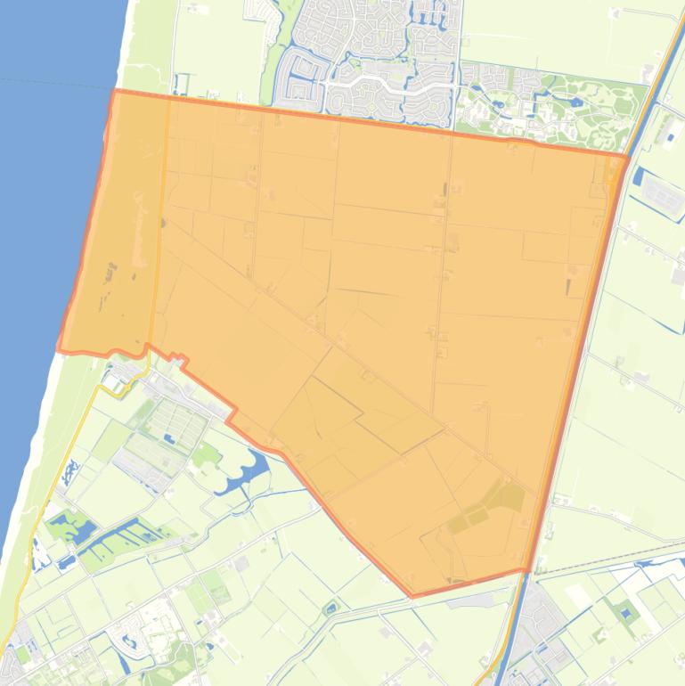 Kaart van de buurt Buitengebied Callantsoog-Noord.