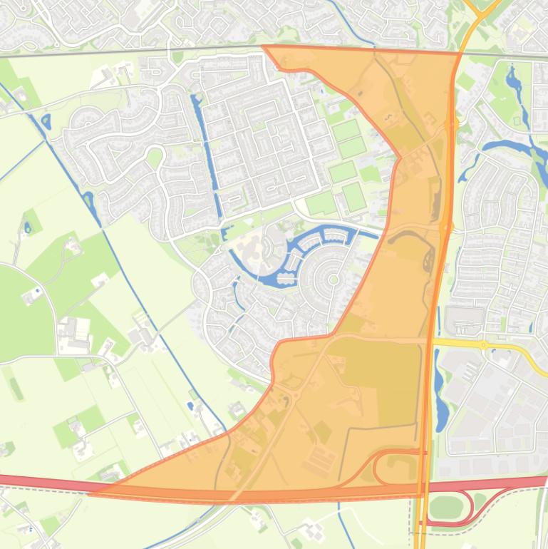 Kaart van de buurt Buitengebied - Dichteren.