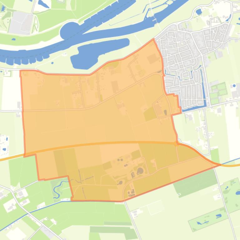 Kaart van de buurt Buitengebied Driel Noordhoek en Boltweg.