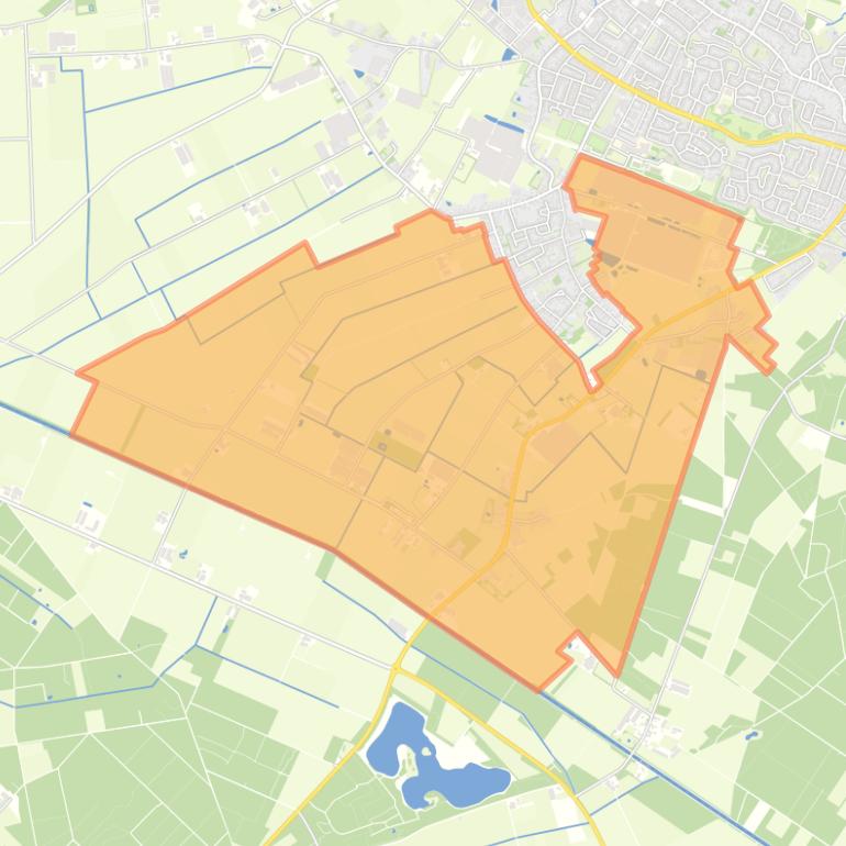 Kaart van de buurt Buitengebied Egchelse Heide.