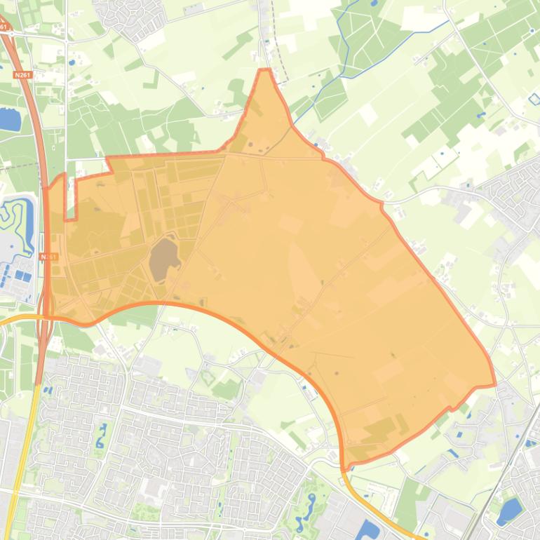 Kaart van de buurt Buitengebied Noord-Oost.