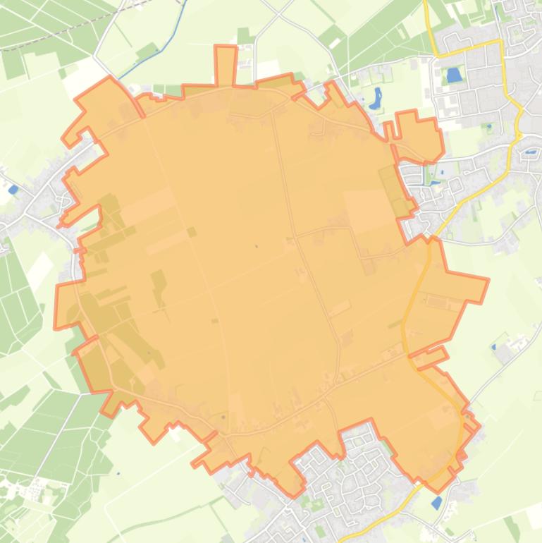 Kaart van de buurt Buitengebied Noord-West 2.