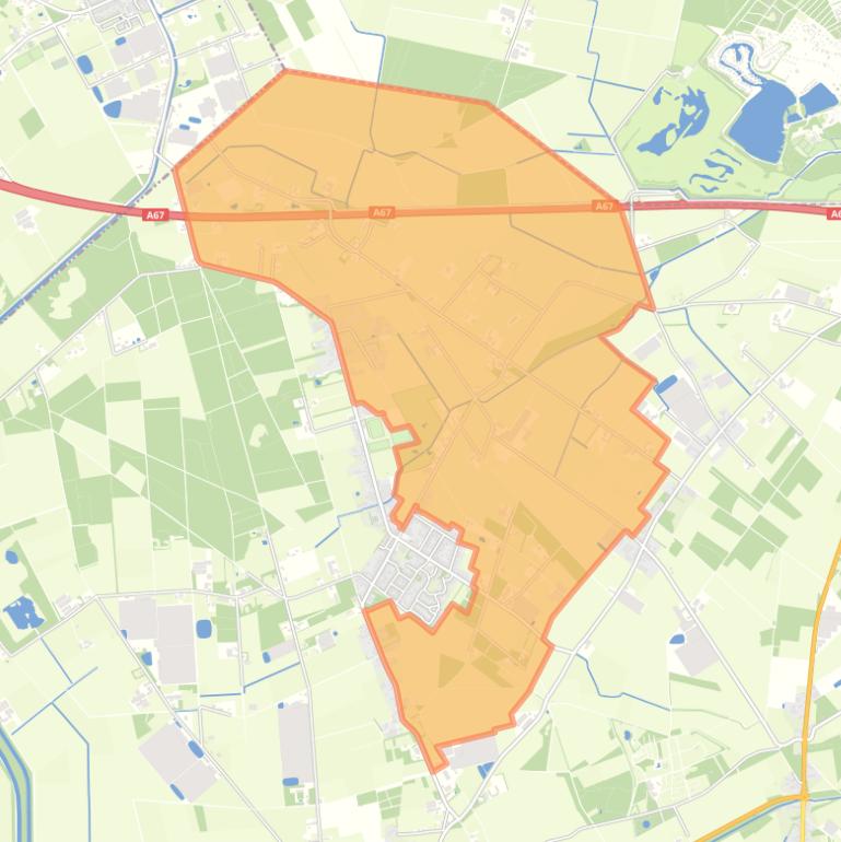 Kaart van de buurt Buitengebied Op den Houwenberg.