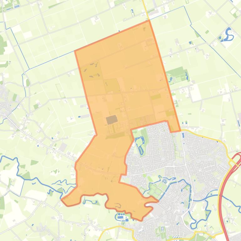 Kaart van de buurt Buitengebied Rijsingen en Schijndelse Heide.