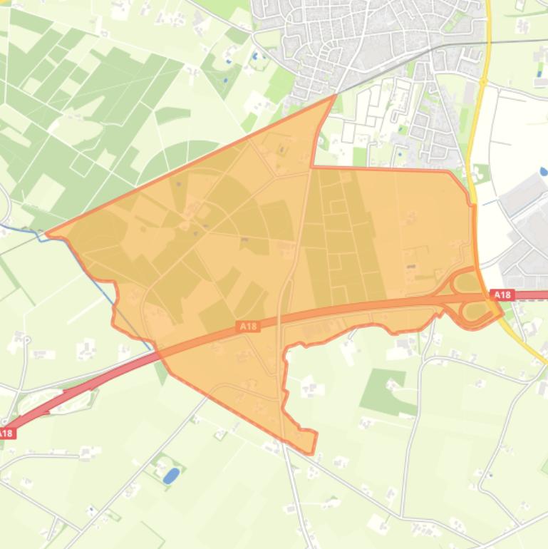 Kaart van de buurt Buitengebied - Stille Wald.