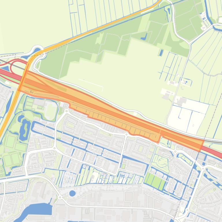 Kaart van de buurt Buitengebied Vriesenpolder.