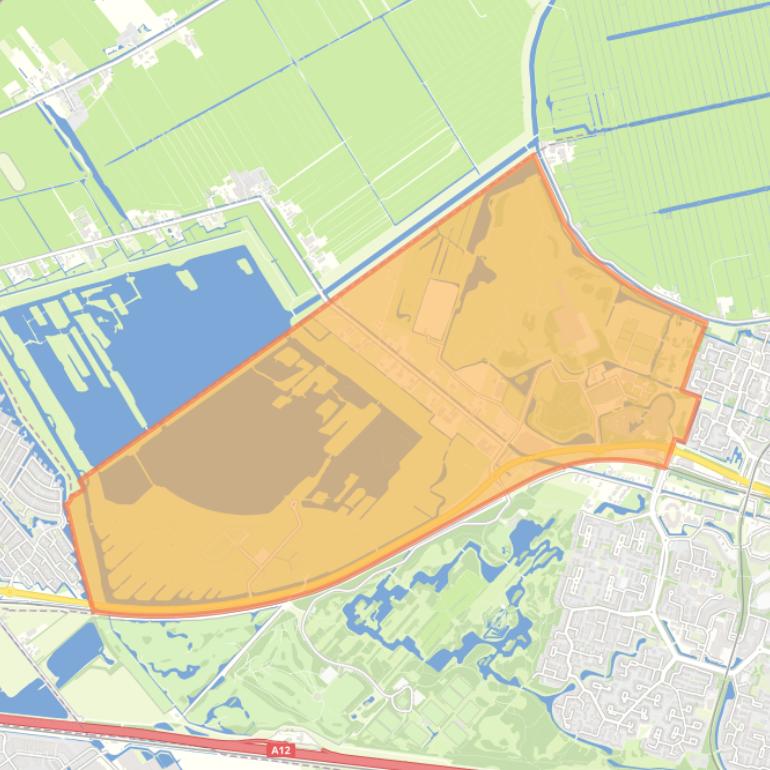 Kaart van de buurt Buitengebied-West.