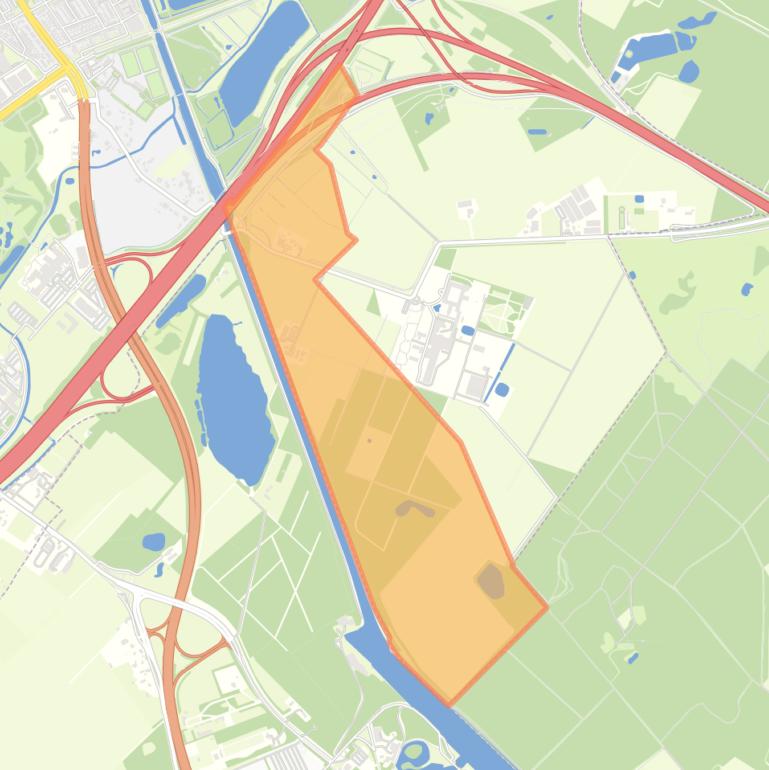 Kaart van de buurt Buitengebied Zuid-Oost.