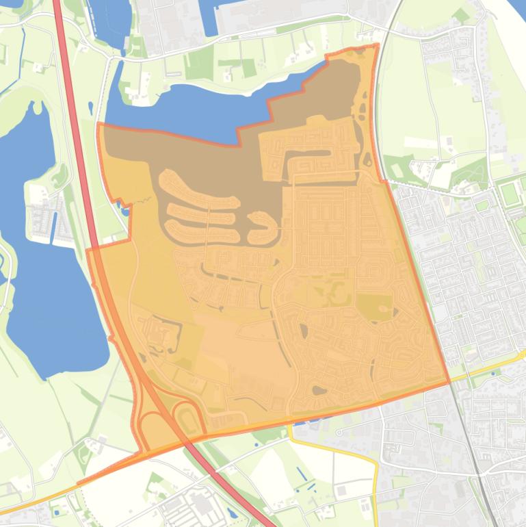 Kaart van de buurt Cuijk Heeswijkse Kampen.