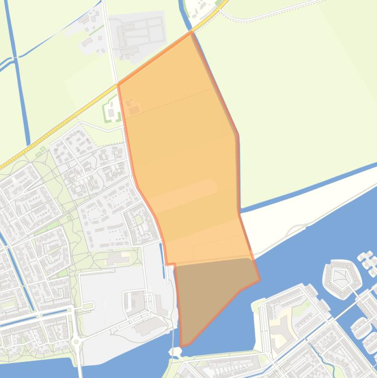 Kaart van de buurt De Beemden.