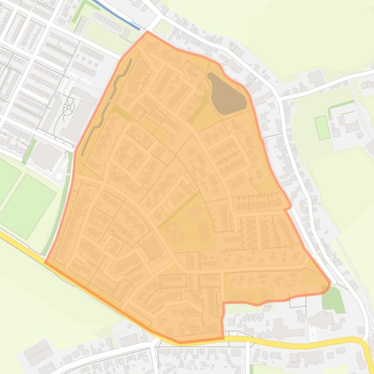 Kaart van de buurt De Heerlijkheid Lage Zwaluwe.