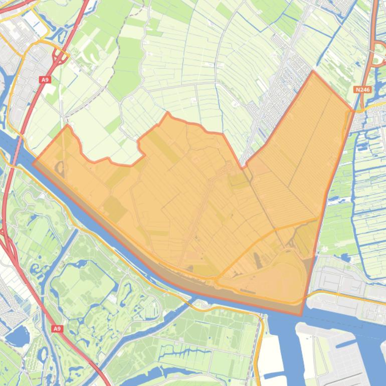 Kaart van de buurt De Zuid.