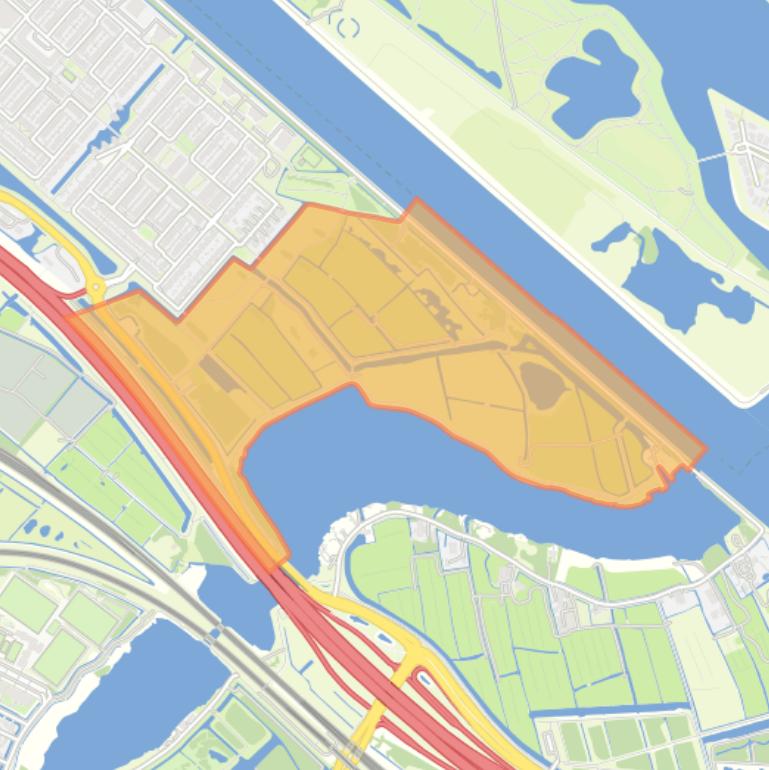 Kaart van de buurt Diemerpolder.