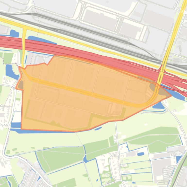 Kaart van de buurt Distripark.