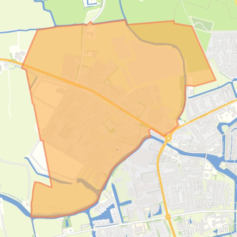 Kaart van de buurt Dokkum Betterwird.