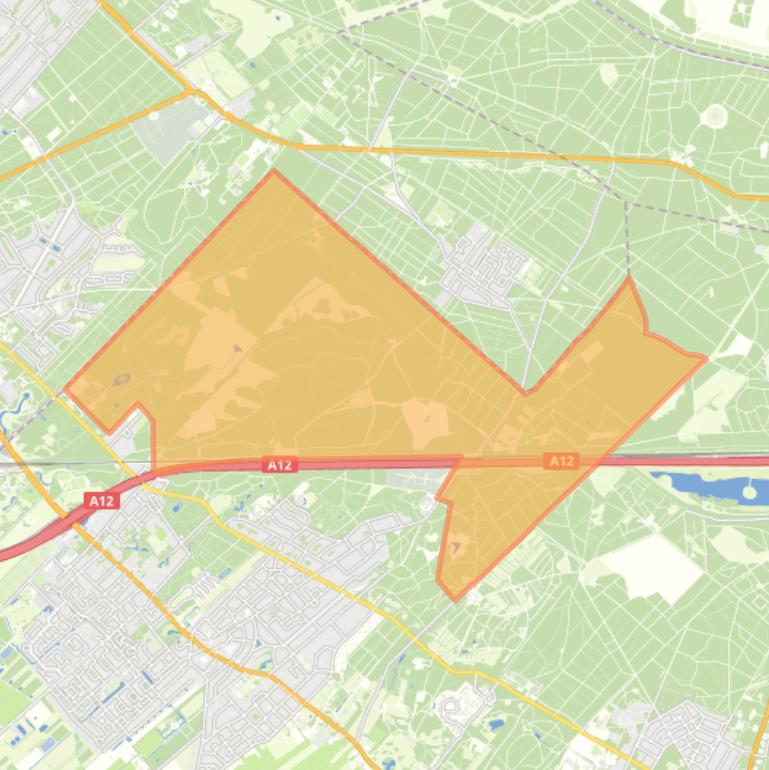 Kaart van de buurt Driebergen - Heidestein-Bornia-Noordhout.